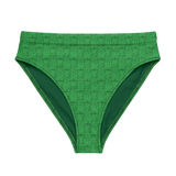 Marijuana Tree Star Motif High-Waisted Bikini Bottom