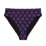 Purp Gang Rock Star Motif High-Waisted Bikini Bottom