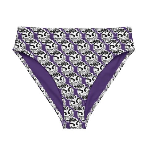 razel™ Gang Drip Face Motif High-Waisted Bikini Bottom