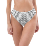 zDaddy Motif High-Waisted Bikini Bottom