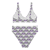 Purp Gang Double Cup Motif Padded Two-Pieces Bikini