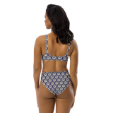 razel™ Gang Drip Face Motif Padded Two-Pieces Bikini