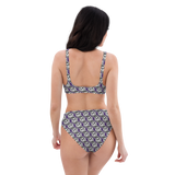 razel™ Gang Drip Face Motif Padded Two-Pieces Bikini