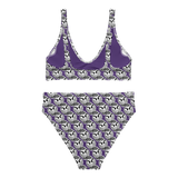 razel™ Gang Drip Face Motif Padded Two-Pieces Bikini