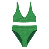 Marijuana Tree Star Motif Padded Two-Pieces Bikini