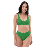 Marijuana Tree Star Motif Padded Two-Pieces Bikini