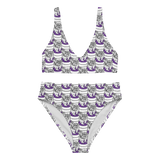 Purp Gang Double Cup Motif Padded Two-Pieces Bikini