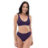 Purp Gang Rock Star Motif Padded Two-Pieces Bikini