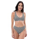 razel™ Face QR Code Motif Padded Two-Pieces Bikini