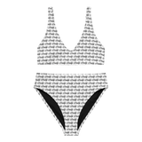 zDaddy Motif Padded Two-Pieces Bikini