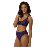 Purp Gang Rock Star Motif Padded Two-Pieces Bikini