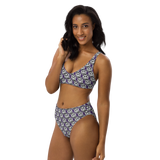 razel™ Gang Drip Face Motif Padded Two-Pieces Bikini