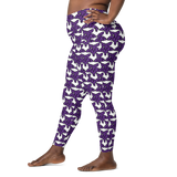 Purp Gang Rock Star Motif Pocket Leggings