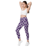 Purp Gang Rock Star Motif Pocket Leggings