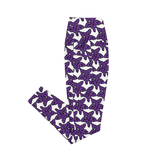 Purp Gang Rock Star Motif Pocket Leggings