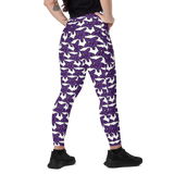 Purp Gang Rock Star Motif Pocket Leggings