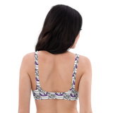 Purp Gang Double Cup Motif Padded Bikini Top