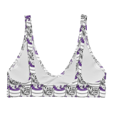 Purp Gang Double Cup Motif Padded Bikini Top