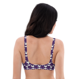 Purp Gang Rock Star Motif Padded Bikini Top