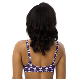 Purp Gang Rock Star Motif Padded Bikini Top