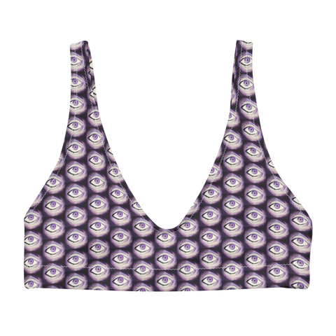 Thousand Eyes of razel™ Motif Padded Bikini Top