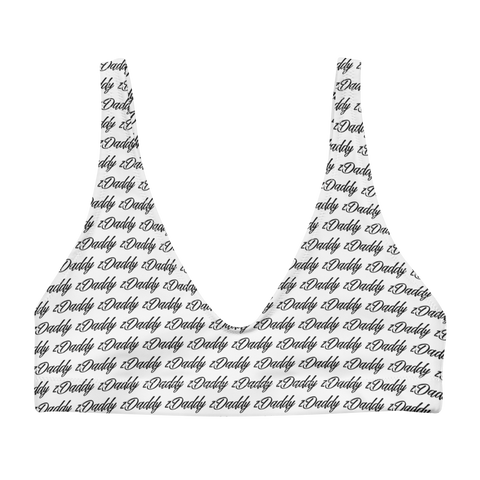 zDaddy Motif Padded Bikini Top