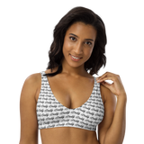 zDaddy Motif Padded Bikini Top