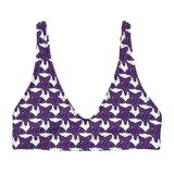 Purp Gang Rock Star Motif Padded Bikini Top