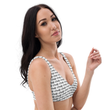 zDaddy Motif Padded Bikini Top