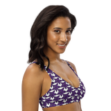 Purp Gang Rock Star Motif Padded Bikini Top