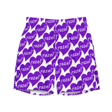 razel™ Purple Hearted Swim Trunks