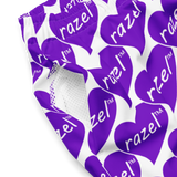 razel™ Purple Hearted Swim Trunks