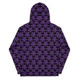 Purp Gang Rock Star Motif Hoodie