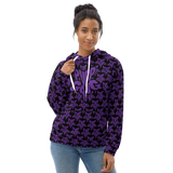 Purp Gang Rock Star Motif Hoodie