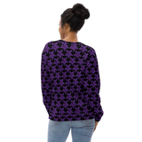 Purp Gang Rock Star Motif Crewneck