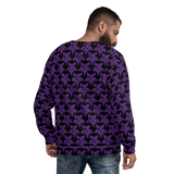 Purp Gang Rock Star Motif Crewneck