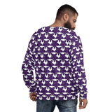 Purp Gang Rock Star Motif Crewneck