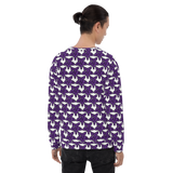 Purp Gang Rock Star Motif Crewneck