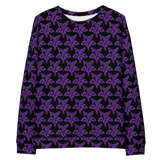 Purp Gang Rock Star Motif Crewneck