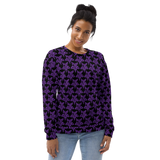 Purp Gang Rock Star Motif Crewneck