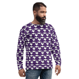 Purp Gang Rock Star Motif Crewneck