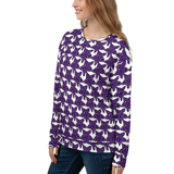 Purp Gang Rock Star Motif Crewneck