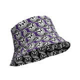 razel™ Gang Drip Face Motif Bucket Hat (Reversible)