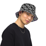 razel™ Gang Drip Face Motif Bucket Hat (Reversible)