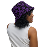 Purp Gang Rock Star / Thousand Eyes of razel™ Motif Bucket Hat (Reversible)