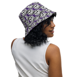 razel™ Gang Drip Face Motif Bucket Hat (Reversible)