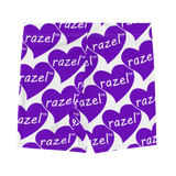 razel™ Purple Hearted Motif Spanks