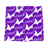 razel™ Purple Hearted Motif Spanks