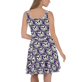 razel™ Gang Drip Face Motif Sun Dress