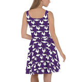 Purp Gang Rock Star Motif Sun Dress